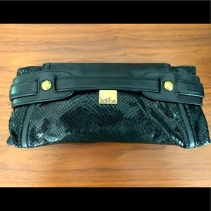 Kooba leather wristlet Euc!